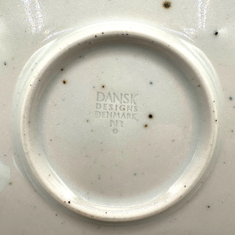 LAST ONES! 2 Dansk Salad Plates Brown Mist Whisper pattern. Vintage 80s - Picture 3 of 8